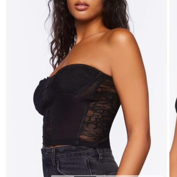 Lace Bustier Tube Top size M - Picture 3 of 3